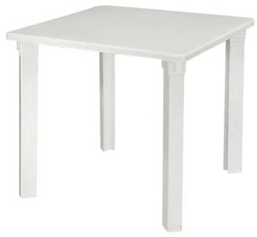 NETTUNO Τραπέζι Dining Κήπου- Βεράντας, PP Άσπρο  80x80x72cm Ε367,8