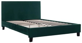 Κρεβάτι Becca HM553.13 160x210x98cm Για Στρώμα 150x200cm Dark Green Διπλό