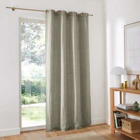 Κουρτίνα από λινό με καψούλια, Elba