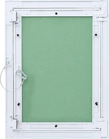 vidaXL Πάνελ Πρόσβασης Πράσινο και Ασημί 35 x 45 εκ