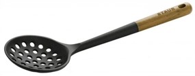 Κουτάλα Τρυπητή Gadgets 40503-100 31cm Natural-Black Staub Silicon,Wood