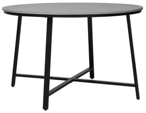 Τραπέζι Gianno pakoworld γκρι cement-πόδι μαύρο Φ120x76εκ