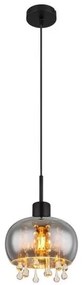 Κρεμαστό Φωτιστικό Οροφής E27 Μαύρο Φ21 Gorry 15839H1 Globo Lighting-15839H-Μαύρο 15839H