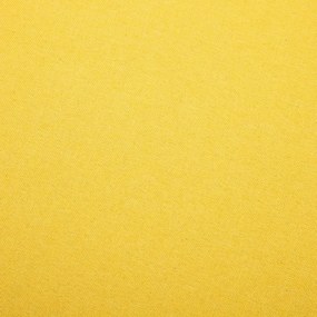 Πολυθρόνα Χωρίς Μπράτσα Κίτρινη Υφασμάτινη - Κίτρινο