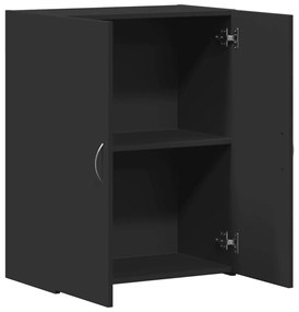 vidaXL Αρχειοθήκη Μαύρη 60 x 32 x 77,5 εκ. από Επεξεργασμένο Ξύλο