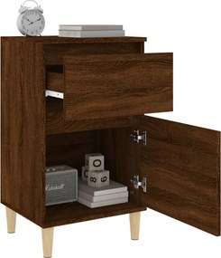 vidaXL Κομοδίνα 2 τεμ. Καφέ Δρυς 40x35x70 εκ.