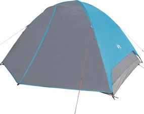 vidaXL Σκηνή Κάμπινγκ Θόλος 6 Ατόμων Αδιάβροχη Μπλε