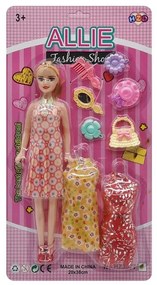 Κούκλα Μοντέλο Με Φορέματα &amp; Αξεσουάρ Toy Markt 72-2075