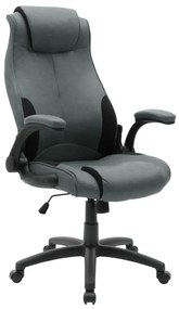 Intrahome Καρέκλα γραφείου διευθυντή Bear Intrahome pu γκρι antique-μαύρο | SKU: INTRAPA-144111128
