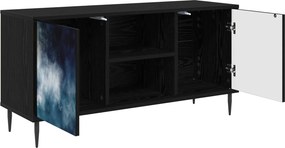 vidaXL Ντουλάπι TV RAALTE 102 x 33 x 51 εκ Μαύρη Δρυς