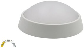 Πλαφονιέρα Φωτιστικό Οροφής LED 15W ΙΡ65 3CCT Φ18cm Lumen-21-1801508-Λευκό 21-1801508