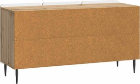 vidaXL Ντουλάπι TV 99 x 34,5 x 52 cm Artisan Δρυς Επεξεργασμένο Ξύλο