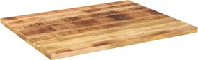 vidaXL Επιτραπέζια επιφάνεια 90x80x3,8 cm Ορθογώνια από μασίφ ξύλο