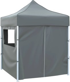 vidaXL Σκηνή Πάρτυ 200 x 200 x 315 εκ. Ανθρακί Ύφασμα Όξφορντ
