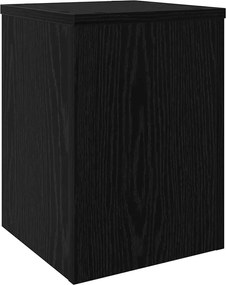 vidaXL Βάση φυτών 2 pcs Μαύρη Οξυά 25 x 25 x 35 cm Επεξεργασμένο ξύλο