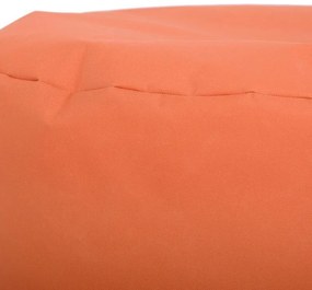 Πουφ Cube Fylliana Στρογγυλό Πορτοκαλί 60x60x40 εκ. 60x60x40 εκ.