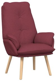 vidaXL Χαλαρωτική Πολυθρόνα Μπορντό 69 x 74 x 93 εκ. ύφασμα