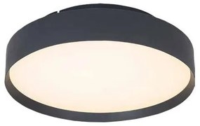 Πλαφονιέρα Φωτιστικό Οροφής Led Μέταλλο H11 Φ80 Eurolamp-144-51005-Μαύρο 144-51005