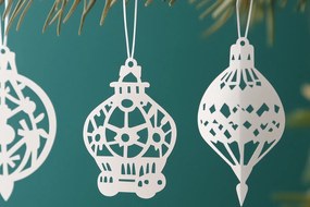 Intra απο ξύλο plywood 3mm-4mm πάχος – Κόψιμο από χαρτί χριστουγεννιάτικο κομμένο αρχείο Δίασταση 20x20 cm INTRAFABR-108227675