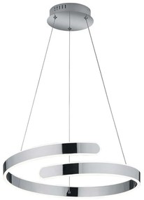 Φωτιστικό Οροφής Parma R37071106 Φ50x150cm Dim Led 4500Lm 37W Chrome RL Lighting