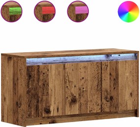 vidaXL Ντουλάπι TV 100 x 34 x 50 εκ Παλαιωμένο ξύλο