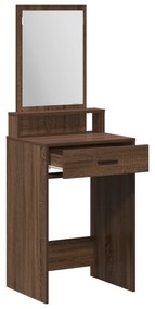 vidaXL Καφετί Επιτραπέζιο με Συρτάρια 50x41x140 εκ