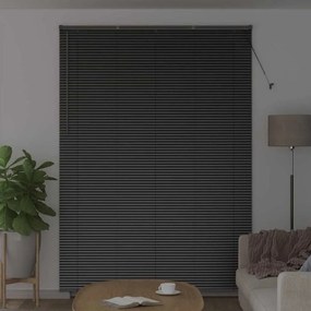 vidaXL Βενετσιάνικες Ρόδες Μαύρο 220 x 155 εκ Αλουμίνιο