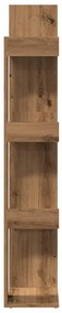 vidaXL Ντουλάπι βιβλίων Artisan Oak 86x25,5x140 cm Ξύλο μηχανής