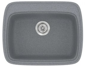 Sanitec Classic 313 Metallic Silver Νεροχύτης