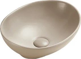 Mexen Elza νιπτήρας επιτραπέζιος 40 x 33 cm, ματ καπουτσίνο - 21014064