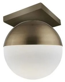 Πλαφονιέρα Viola Οξυντέ-Όπαλ Viokef-4212500-Μπρονζέ 4212500