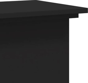 vidaXL Βάση Γλάστρας Μαύρη 33x33x60 εκ. από Επεξεργασμένο Ξύλο