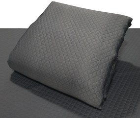 Κουβέρτα Πικέ Le Blanc ΙΣΠΑΝΙΑΣ Polyester 100% Dark Grey Μονή 170x260