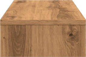 vidaXL Βάση Οθόνης Ρυθμιζ. Αρτισιανή Δρυς 60x24x10,5 εκ. Επεξεργ. Ξύλο