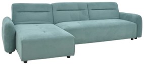 Γωνιακός καναπές Inspired αναστρέψιμος ύφασμα μέντα 293x142x80εκ Υλικό: FABRIC 074-000036