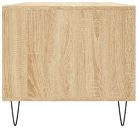 vidaXL Τραπεζάκι Σαλονιού Sonoma Δρυς 90x49x45 εκ. Επεξεργασμένο Ξύλο