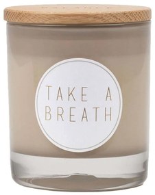 Αρωματικό Κερί Take A Breath LBTRD0015564 8x9cm Multi Raeder Wood, Glass