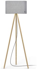 Φωτιστικό Δαπέδου Belmont 10695/10696 64,6x17x158,8cm 2xE26 30W Grey-Oak Pablo Designs