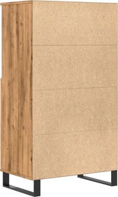 vidaXL Ντουλάπι Τεχνίτης Δρυς 60 x 36 x 110 εκ. από Επεξεργασμένο Ξύλο