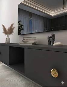 Stewehome Επιτοίχια βάση τηλεόρασης από μοριοσανίδα 150x30x26 cm