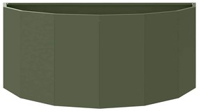 vidaXL Γλάστρα Ελιά Πράσινη 90 x 45 x 35 cm Ατσάλι