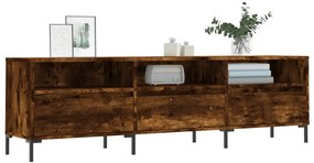 vidaXL Έπιπλο Τηλεόρασης Καπνιστή Δρυς 150x30x44,5 εκ. Επεξ. Ξύλο