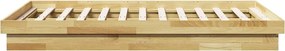 vidaXL Πλαίσιο κρεβατιού χωρίς στρώμα 120x200 cm μασίφ ξύλο δρυς
