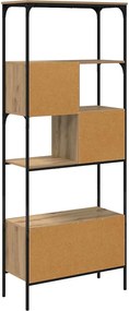 vidaXL Βιβλιοθήκη 7 επιπέδων 76 x 33 x 188,5 εκ Επεξεργασμένο ξύλο