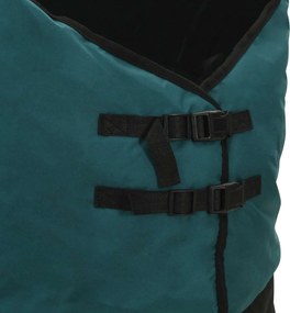 vidaXL Σαμάρι Ίππου Σκούρο πράσινο και μαύρο 85 cm Πολυεστέρας