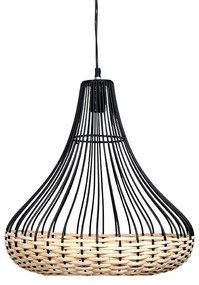 Ceiling Light FL31831 Fylliana Black - Gold 41x41 cm 41x41x100 εκ.