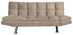 Καναπές Κρεβάτι Τριθέσιος ArteLibre ALMIDA Ανοιχτό Καφέ 182x92x93cm