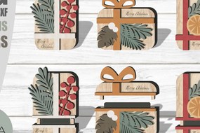 Intra απο ξύλο plywood 3mm-4mm πάχος χριστουγεννιάτικων δώρων Δίασταση 54x54 cm INTRAFABR-108477271