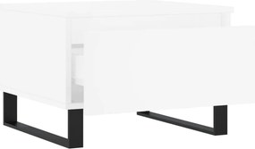 vidaXL Τραπεζάκια Σαλονιού 2 τεμ. Λευκά 50 x 46 x 35 εκ. Επεξεργ. Ξύλο