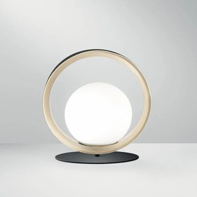 Επιτραπέζιο Φωτιστικό I-Sonetto-L G9 25x24cm Black-Gold Luce Ambiente Design